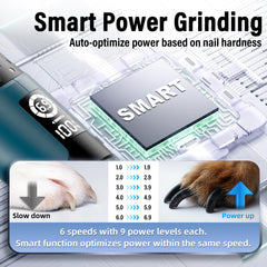 Casfuy diamond drum bit for smooth, efficient nail filing