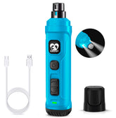 Casfuy dog nail grinder with two LED lights for precise quick-location trimming