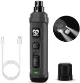 Casfuy dog nail grinder with dual LED lights for precise quick trimming