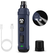 Casfuy dog nail grinder with two LED lights for precise, quick grooming.
