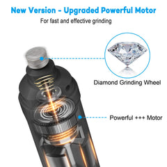 Casfuy grinder with 3 grinding ports for small to large nails