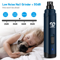 Casfuy grinder with three ports to fit nails from small to large.