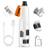 Casfuy dog nail grinder quiet operation for calm grooming sessions.
