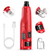 Casfuy dog nail grinder quiet with LED lights for safe trimming.