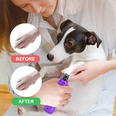 Casfuy cordless nail grinder with rechargeable battery for grooming anywhere.