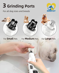 Casfuy nail grinder with LED lights providing clear visibility.