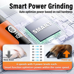 Casfuy Smart 6-Speed dial demonstrates precise power across six levels.