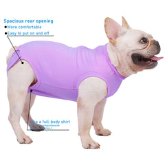 Caslfuca anti-scratch recovery suit protects wounds and reduces licking.