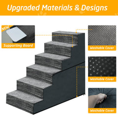 Casusv non-slip bottom dog stairs prevent slips on slick floors during indoor use.
