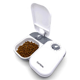 Cat Mate C200 dual compartments for timed meals for two pets.