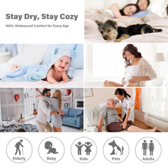 Catalonia washable leakproof blanket being machine washed for easy care.