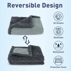 Catalonia fleece-side view provides soft warmth for couch lounging