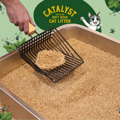 Catalyst strong clumping cat litter 10lb delivers quick, clean scooping.