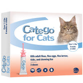 Catego for Cats rounded applicator tip enables easy skin application and full coverage