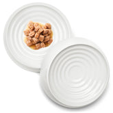 CatGuru whisker-friendly-design bowl supports comfortable meals for indoor cats.
