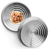 CatGuru cat bowls with a wide dish for whisker comfort during meals.
