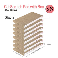 Catinarla premium eco cardboard material close-up for safe scratching.