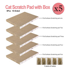 Catinarla reversible scratch pad showing dual textures