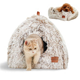 CATISM Cat Bed Cave Closed for a snug private retreat