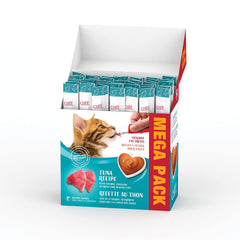 Catit Creamy Lickable Tuna Dish: serving suggestion for tasty enrichment moment.