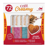 Catit Creamy Treat tube pour: creamy lickable snack for interactive feeding