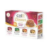 Catit Dinner Chicken Multipack Duck & Potato recipe for variety and palatability.