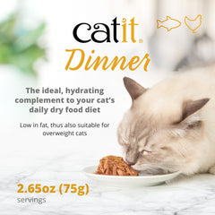Catit Dinner Chicken Multipack Liver & Sweet Potato recipe richness.