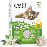 Catit Go Natural bamboo pellets for soft-paw litter comfort.