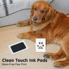 Catose inkless paw print kit with frame displays pet prints stylishly.