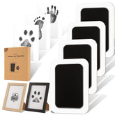 Catose Inkless Paw Print Kit frame setup for a mess-free keepsake display