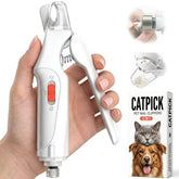 CATPICK 2-in-1 nail clipper with precision trimming for cats and dogs.