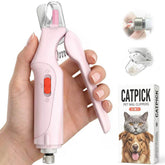 CATPICK 2-in-1 nail clippers and grinder for dogs and cats, precise trimming