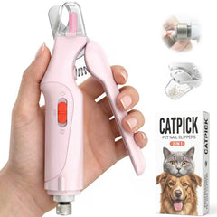 CATPICK 2-in-1 nail clippers and grinder for dogs and cats, precise trimming