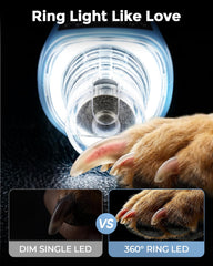 CATPICK cordless rechargeable design enables convenient grooming anywhere.