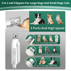 CATPICK dust cap keeps nails clean while trimming.