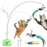 CatPICK interactive toy with flying bird for engaging indoor play and mental stimulation