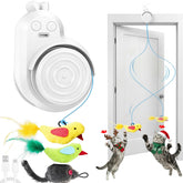 Catpick door-mount play toy for hands-free indoor fun