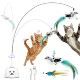 CATPICK interactive toy flying bird in action boosts indoor playtime