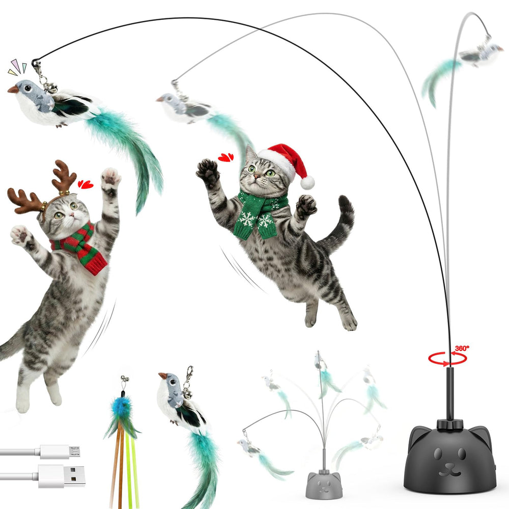 Catpick joy 8cm suction base grips smooth surface for steady indoor play.