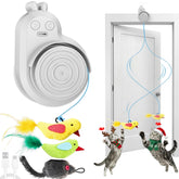 Catpick toy flying bird attachment engages indoor cats with lifelike motion