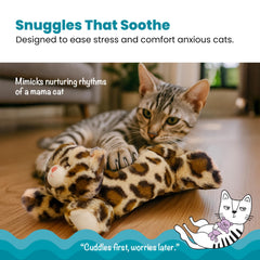 Catstages Calming Kitty Pal buckwheat warming pouch provides gentle warmth