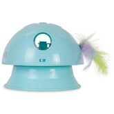 Catstages Dart N' Dash toy action demonstrates dynamic feather motion for interactive play