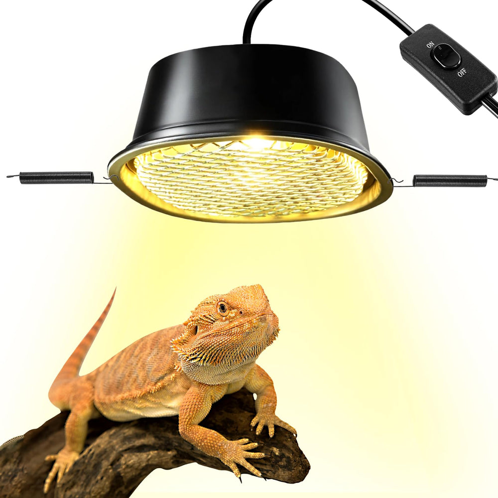 CAVACHEW G9 heat-lamp-50w provides stable warmth for reptiles in a terrarium.