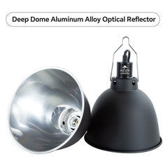 CAVACHEW Reptile Light Fixture UVB output enhanced by reflector.