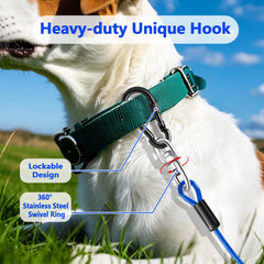 cawhulf chew-proof cable shows steel core and clear coating