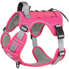 CBBPET tactical harness front view with no-pull control for training