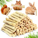 CCatswan bamboo chew toys packaging, 900g bag for long-lasting pet entertainment.