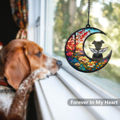 CCiaga dog memorial suncatcher rainbow bridge evokes cherished moments