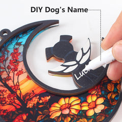 CCiaga dog memorial suncatcher sunlight glow enhances cozy spaces