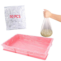 CDFZJC disposable rabbit cage liner laid flat for quick cleanup in cages.